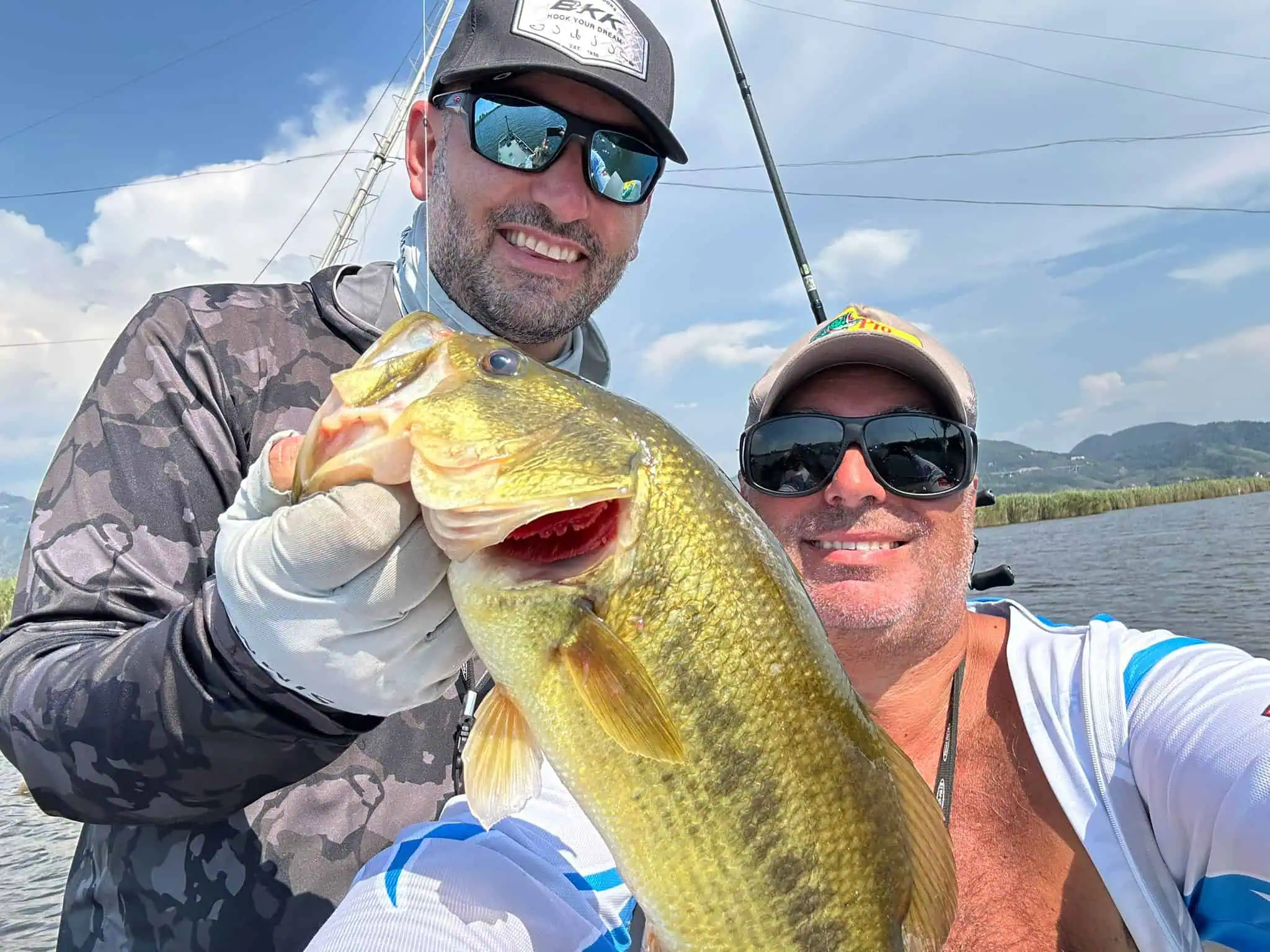 Uscita di pesca — black bass di taglia